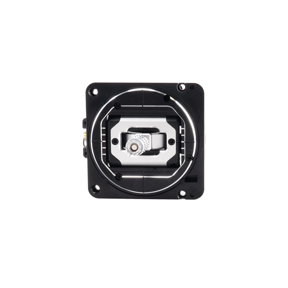 RadioMaster V6 Hall Effect Gimbal front view with stick centered in square mounting frame
