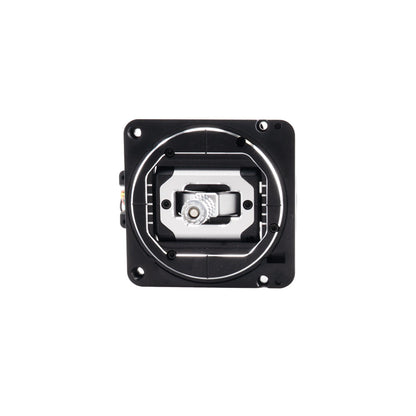 RadioMaster V6 Hall Effect Gimbal front view with stick centered in square mounting frame