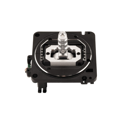 RadioMaster V6 Hall Effect Gimbal front view with control stick upright, showing gimbal ring and mount