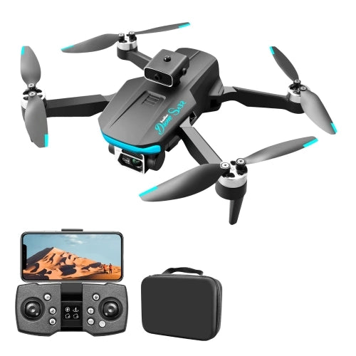 S132 Drone - 8K HD Dual Camera GPS Obstacle Avoidance Brushless Motor RC Helicopter Professional Foldable Quadcopter Toy