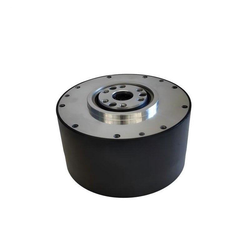 ROBSTRIDE 02 motor integrated actuator module, cylindrical housing with machined mounting flange