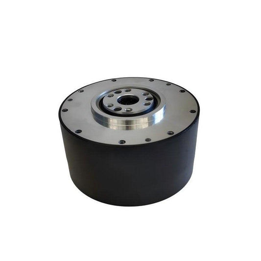 ROBSTRIDE 02 motor integrated actuator module, cylindrical housing with machined mounting flange