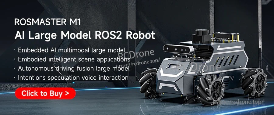 ROSMASTER M1Al Large Model ROS2 Robot