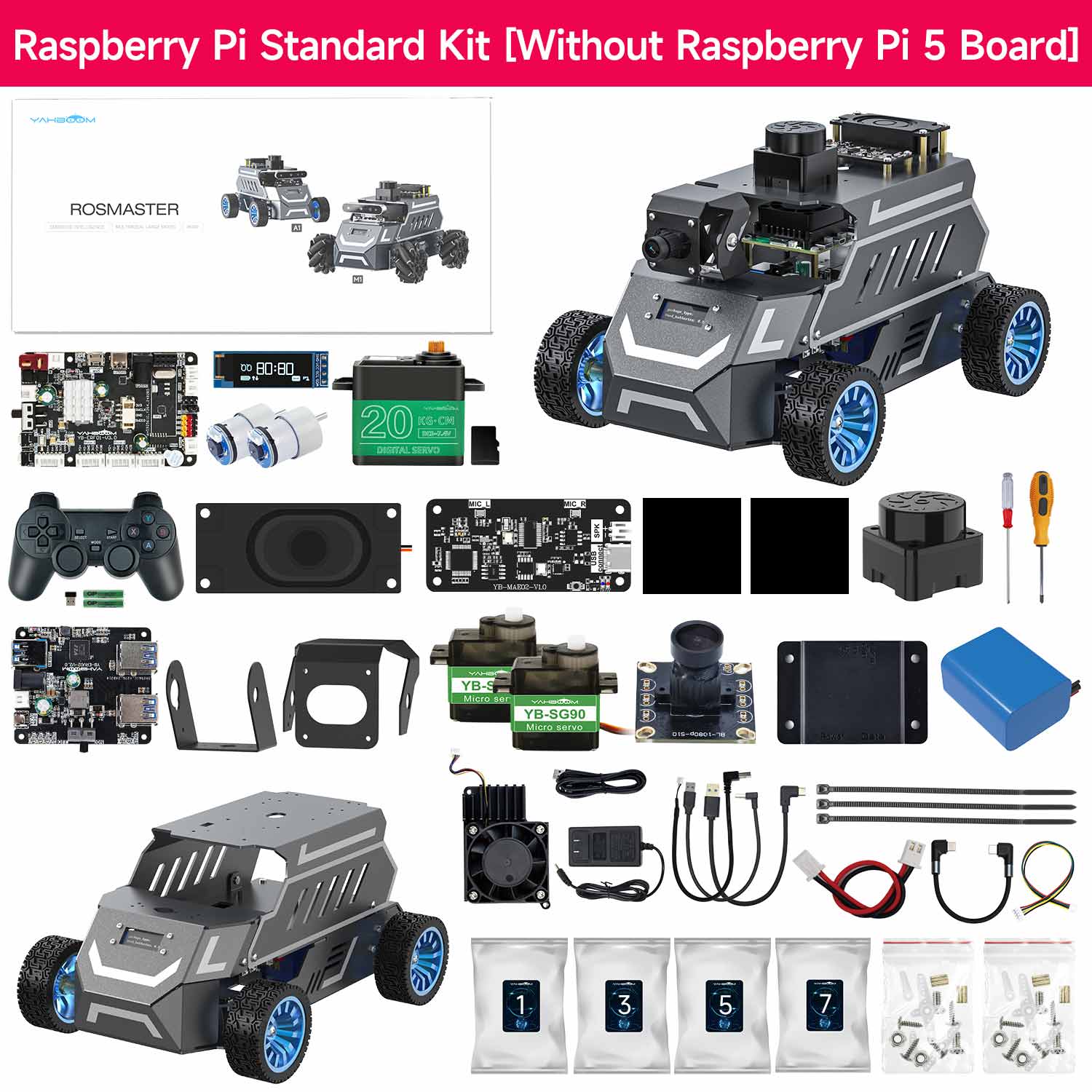 ROSMASTER A1 Standars Kit without RPi 5
