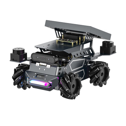 Yahboom ROSMASTER M3 ROS2 AI large model robot, Mecanum-wheel mobile chassis with front depth camera