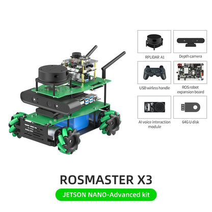 ROSMASTER X3 JETSON NANO-Advanced kit
