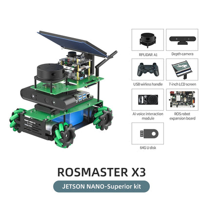 ROSMASTER X3 JETSON NANO-Superior kit