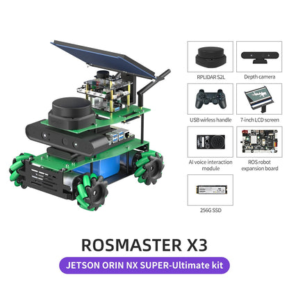ROSMASTER X3 JETSON ORIN NX SUPER-Ultimate kit