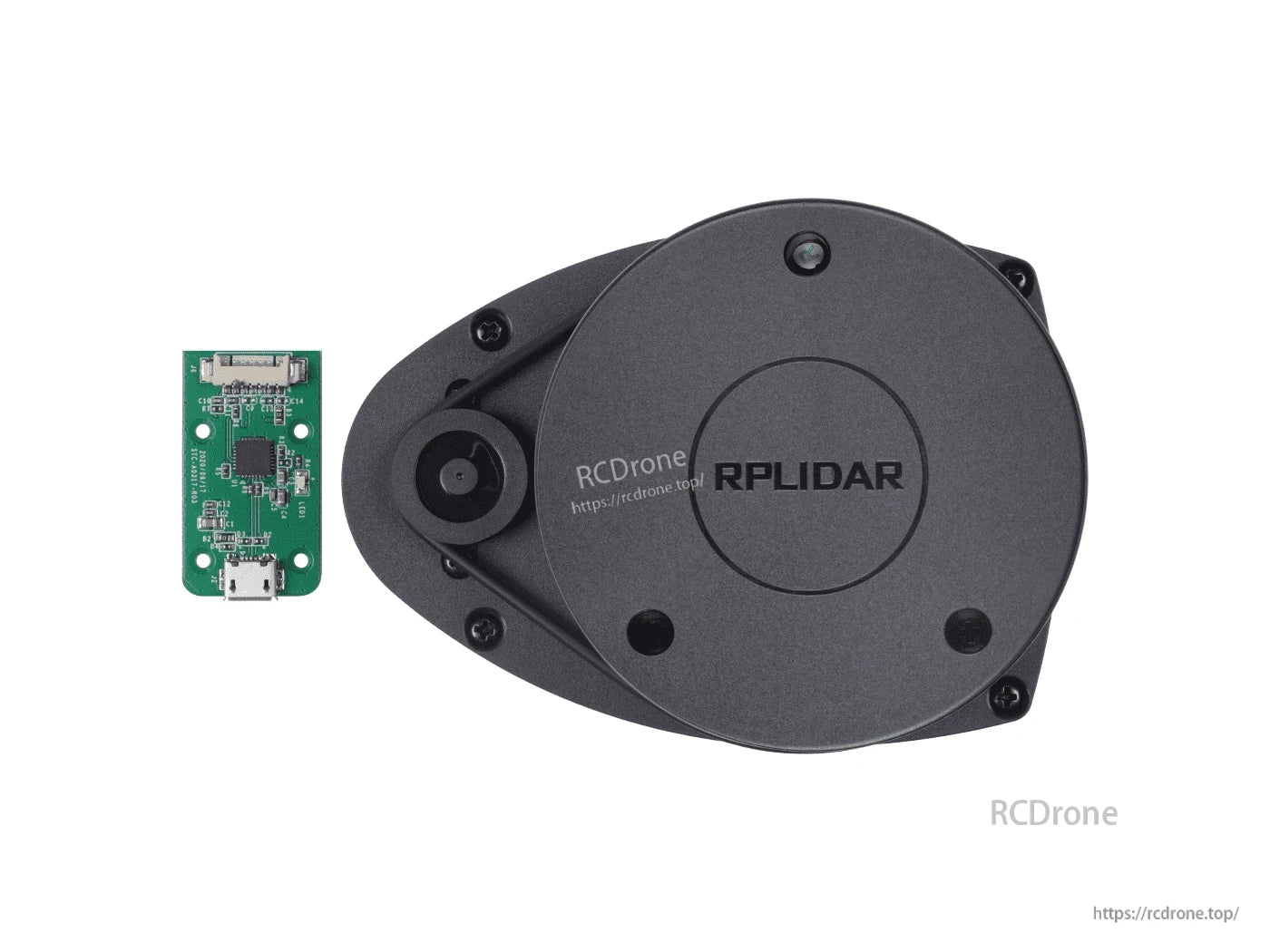 RPLIDAR A1M8-R6: 360° laser scanner with 12m range, 8000 samples per second, and 1° resolution for high-speed, accurate mapping and navigation.