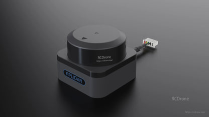 RPLIDAR S3 is a 2D ToF LiDAR scanner with 40m range, 32kHz scan rate, 0.1125° resolution, and IP65 rating for dust/water resistance.