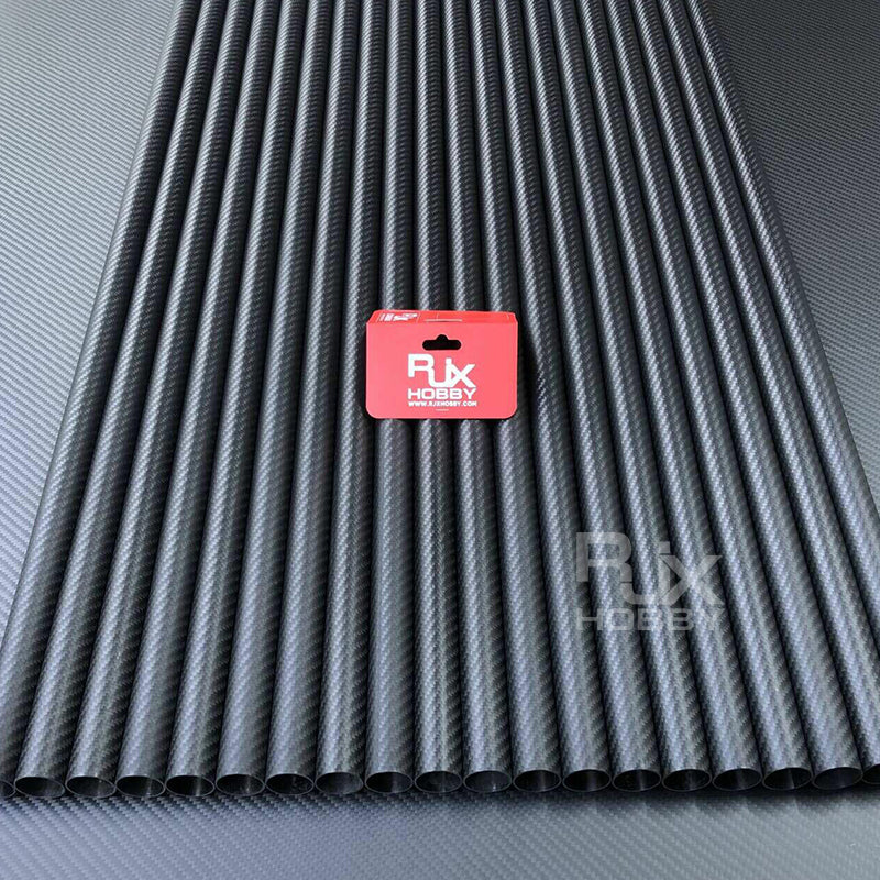 RJXHOBBY 3K Carbon Fiber Round Tube 1000mm (OD:4-10mm)