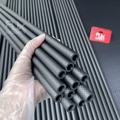 RJXHOBBY 3K Carbon Fiber Round Tube 1000mm (OD:4-10mm)