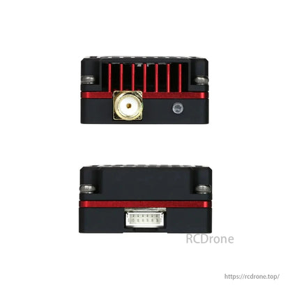 RUSHFPV 1.2G 1.3GHz 4W Long Range VTX with SMA Omni Antenna, IRC Tramp Control, Adjustable Power for FPV Drone