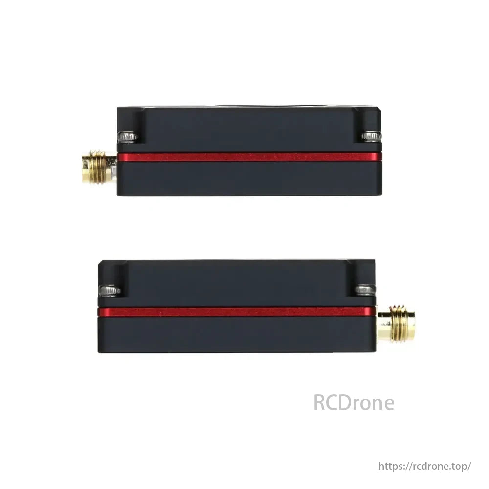 RUSHFPV 1.2G 1.3GHz 4W Long Range VTX, Rushfpv v1.2G 1.3GHz vtx with sma omni antenna and irc tramp control for fpv drone.