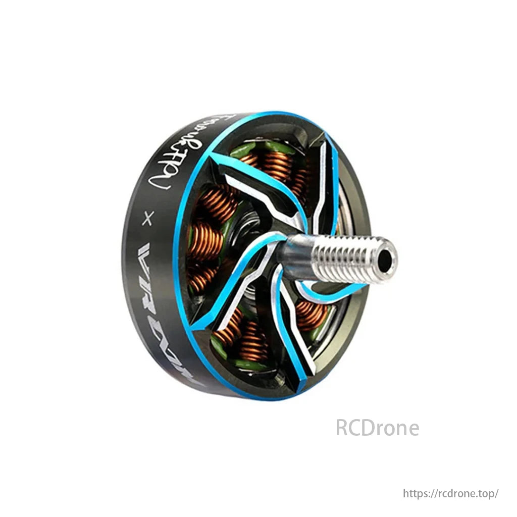 RUSHFPV VROOM 2505.5 Motor, High-performance motor options for drones, featuring customizable KV and input voltage, with features like ultra-wide stator and PTFE motor wire.