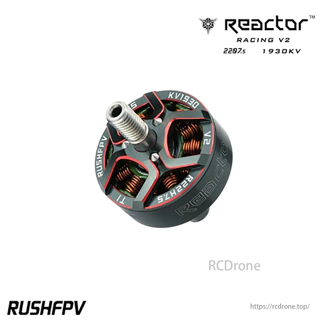RUSHFPV VROOM 2505.5 motor, KV1930, designed for RACING V2, with 2207.5 specifications.