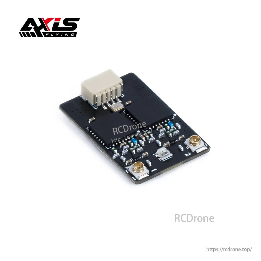 RX Diversity Receiver, Dual-band ELRS receiver with RX diversity, TCXO, LNA, and PA for enhanced drone signal stability and long-range performance.