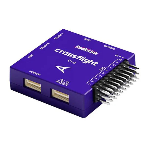 RadioLink CrossFlight Flight Controller, RadioLink CrossFlight V1.0 flight controller with 10 PWM channels.