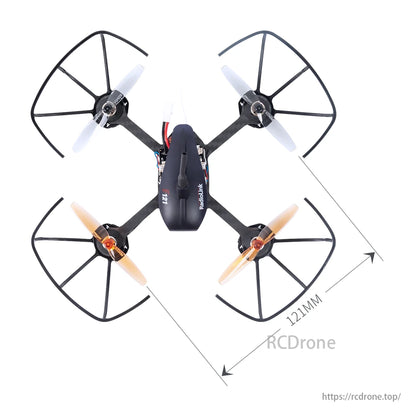 RadioLink Eneopterinae F121 FPV Training Drone, The RadioLink Eneopterinae F121 is a compact FPV training drone with a 2 km range, 10-minute flight time, inertial navigation, and coreless motors.