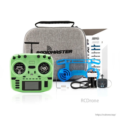 Box contents: Boxer Crush controller, carrying case, blue stick ends, USB cable, and other accessories