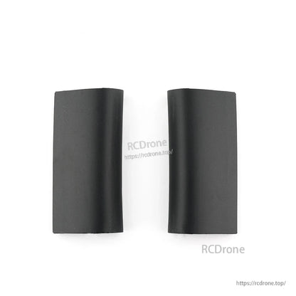 RadioMaster Boxer side grips set with two black replaceable rear grip panels, pair shown on white background