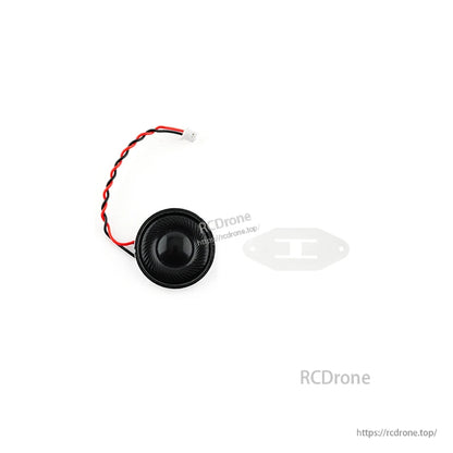RadioMaster Boxer speaker module with wired lead and 2-pin connector, black round driver