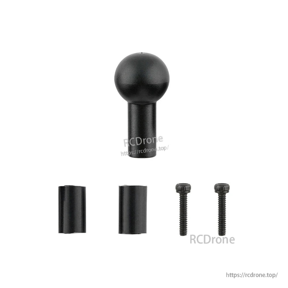 Stick shift ball knob with two spacers and mounting screws for RadioMaster gimbal upgrade kit