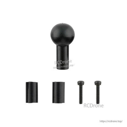 Stick shift ball knob with two spacers and mounting screws for RadioMaster gimbal upgrade kit