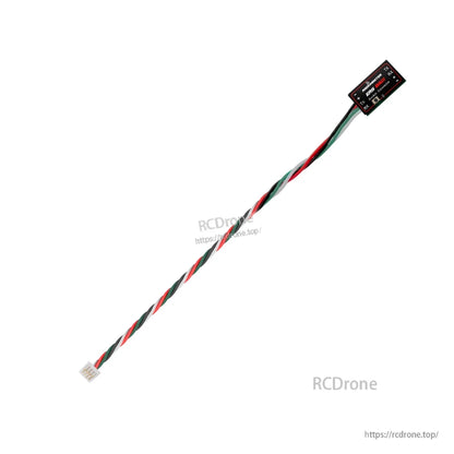 ERS-BA01 sensor with long twisted red, green, and black lead ending in small white plug