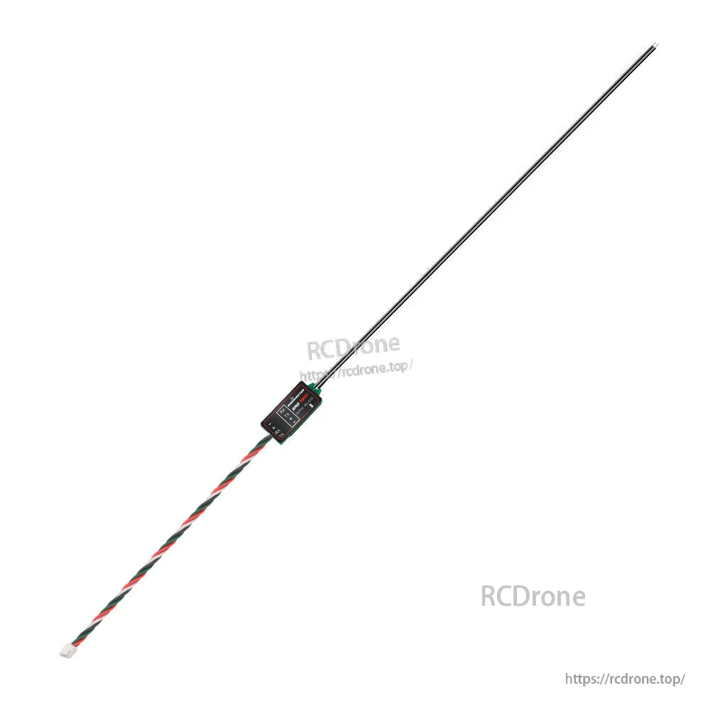 RadioMaster ERS-RB01 tachometer sensor with long pickup lead and twisted cable harness, full length view