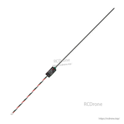 RadioMaster ERS-RB01 tachometer sensor with long pickup lead and twisted cable harness, full length view