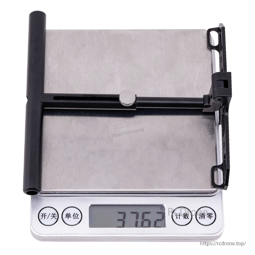 Stand shown on a digital scale to display product weight reading (376.2 g)