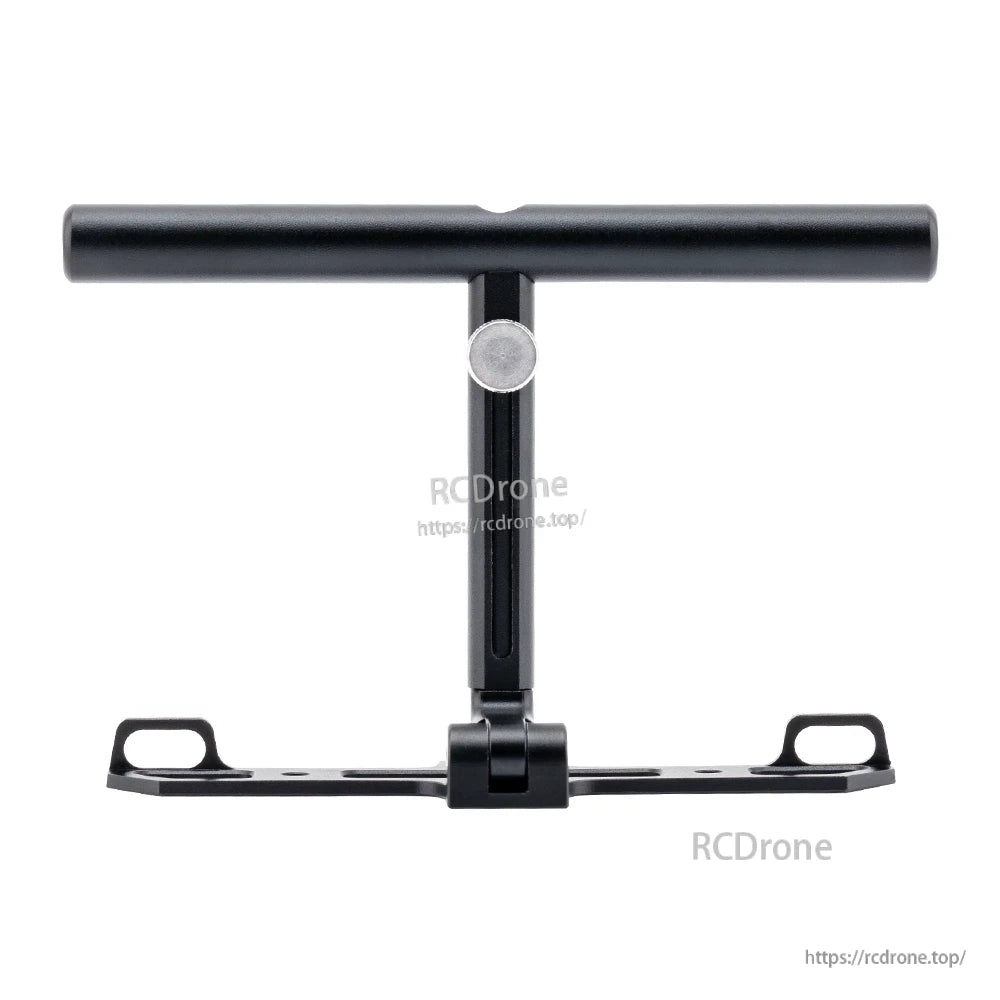 Front view of stand with centered thumb screw and mounting plate alignment