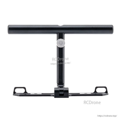 Front view of stand with centered thumb screw and mounting plate alignment