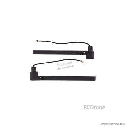RadioMaster GX12 radio antenna replacement, two flat antennas with coax pigtail connectors