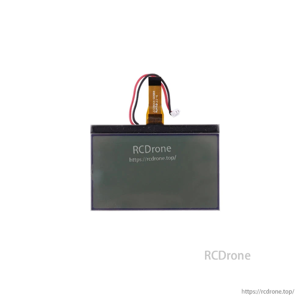RadioMaster MT12 dot matrix screen replacement module with ribbon flex cable and 2‑pin connector
