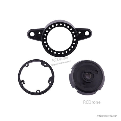 RadioMaster MT12 directional plastic components set—circular mounting ring, inner ring, and dial cover parts
