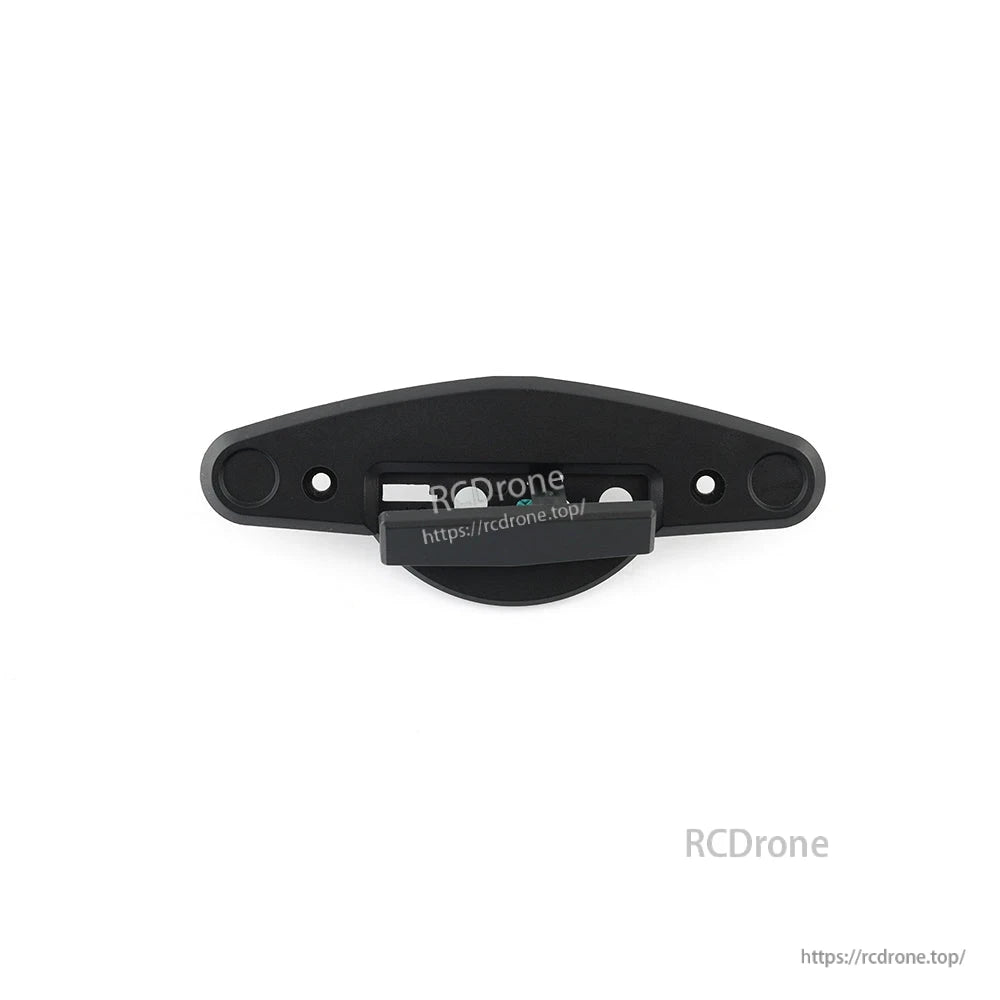 RadioMaster MT12 Surface Radio Side Cover replacement panel, black curved trim with mounting holes