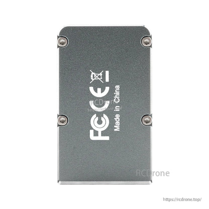 NEXUS-X underside view with FCC and CE markings and “Made in China” label
