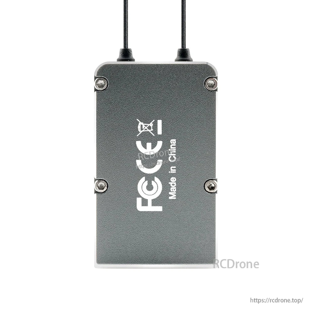 Back plate of NEXUS-XR controller showing FCC and CE markings and four mounting screws