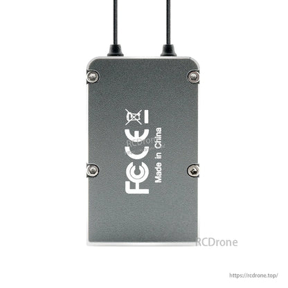 Back plate of NEXUS-XR controller showing FCC and CE markings and four mounting screws