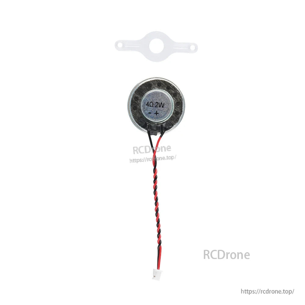 RadioMaster Pocket Speaker replacement driver with red/black wire lead and mounting bracket