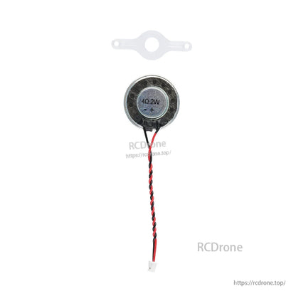 RadioMaster Pocket Speaker replacement driver with red/black wire lead and mounting bracket