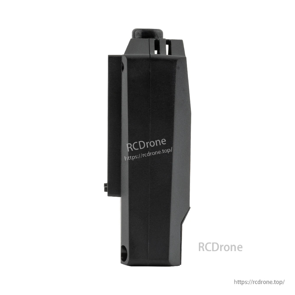 Side profile of the wireless trainer module showing slim thickness and stepped housing shape