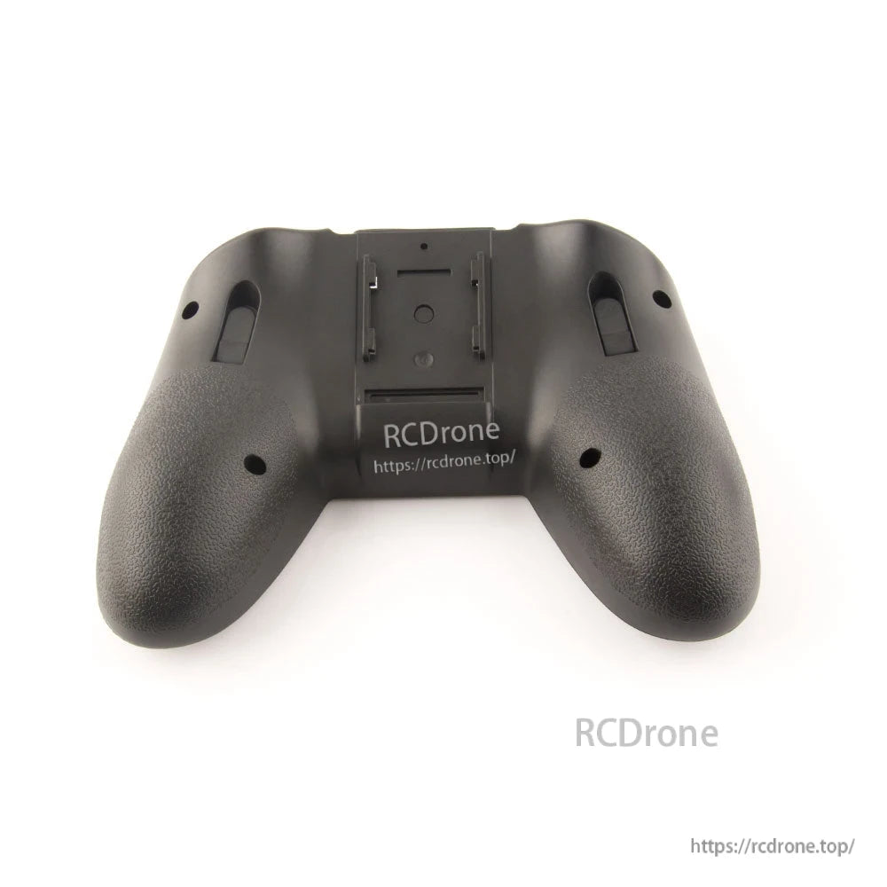 Rear shell view of RadioMaster T8 Pro replacement case with textured grips and mounting points