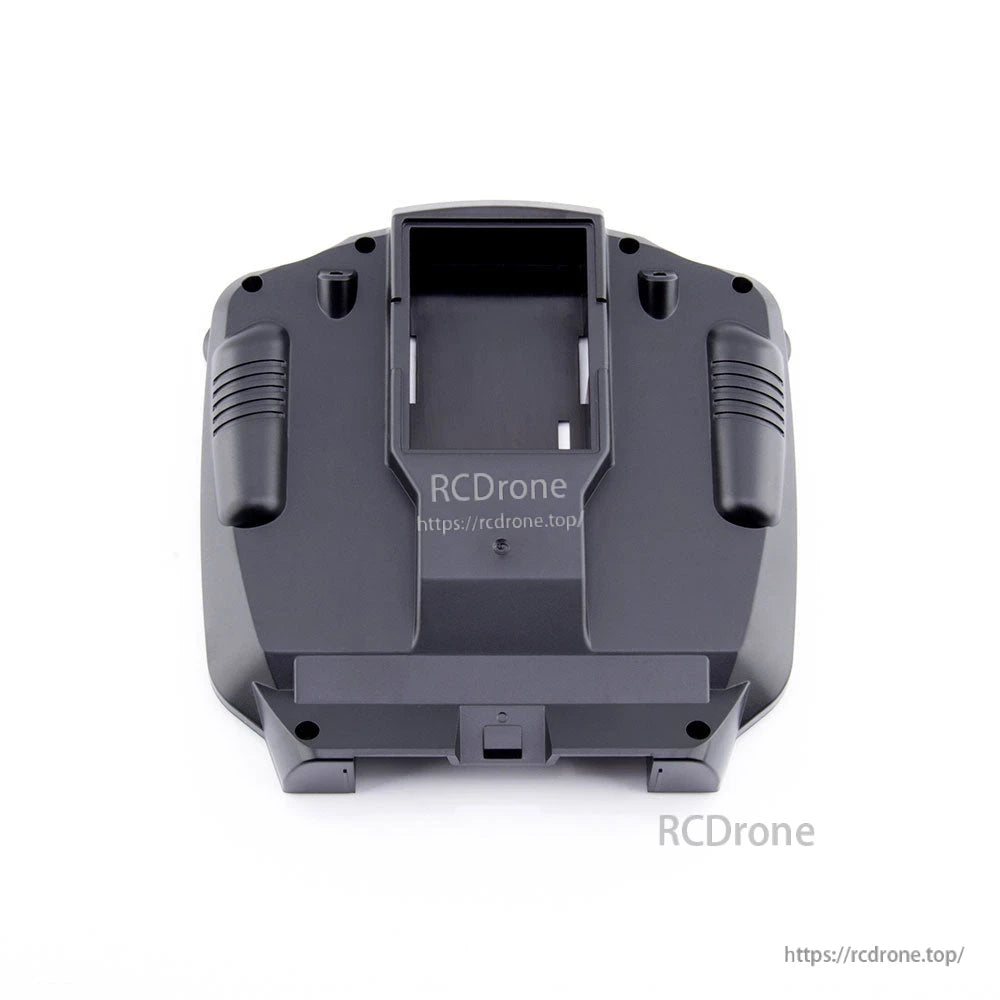 RadioMaster TX12 front & rear replacement case, back shell view with battery compartment opening