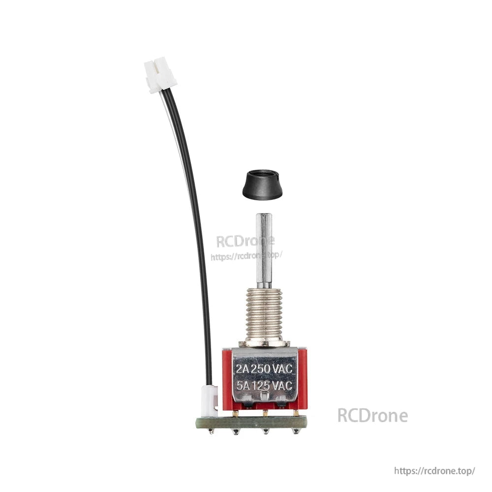 TX15 SE/SF replacement toggle switch assembly with black wire lead and 2-pin connector