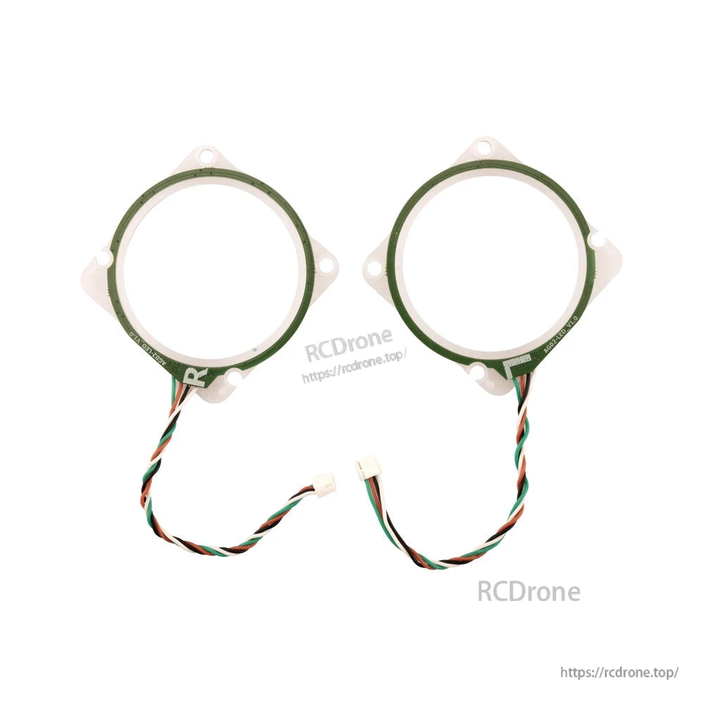 RadioMaster TX16S MK3 gimbal RGB LED light ring set with wiring leads and plug connectors