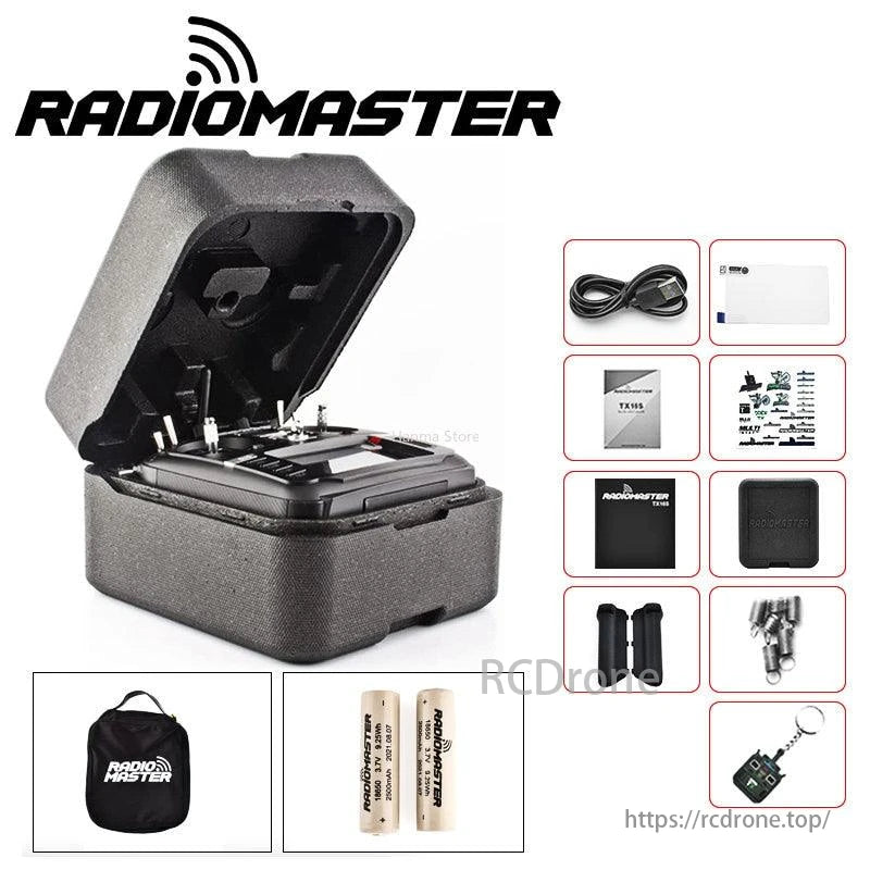 RadioMaster TX16S MKII V4.0 Mark II Hall Gimbal 4IN1 ELRS Radio Controller Transmitter EdgeTX/OpenTX for RC FPV Drone
