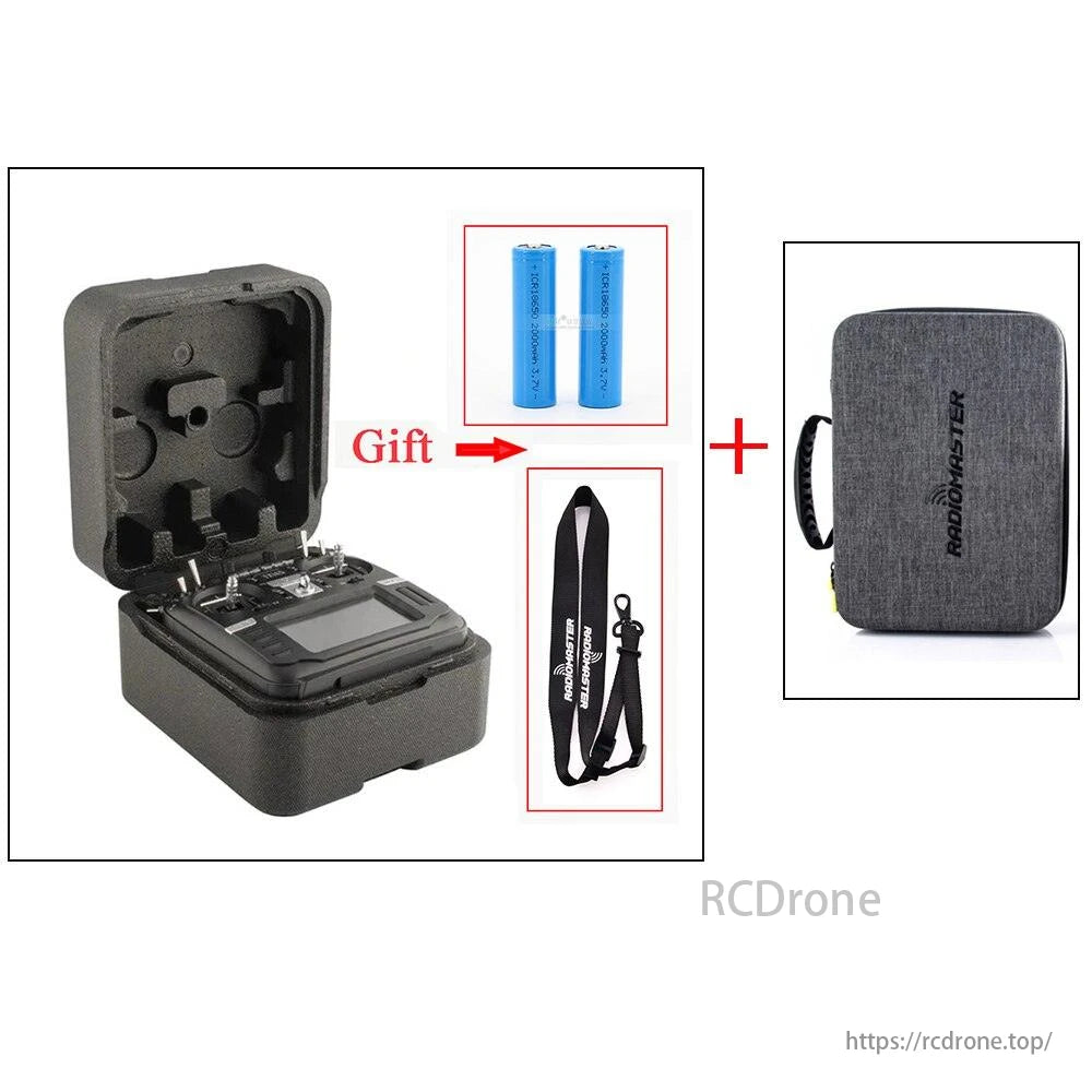 RadioMaster TX16S MKII V4.0 16CH 2.4G Kidhibiti cha Mbali cha Gimbals cha Gimbals ELRS 4in1 Msaada EDGETX OPENTX kwa RC Drone